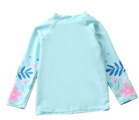 Bộ Đồ Bơi Bé Gái Kỳ Lân - 3 Món Áo Dài Tay, Quần Đùi, Quần Dài Có Túi Chống Nước - Đồ Đi Biển Năng Động, Thoáng Mát