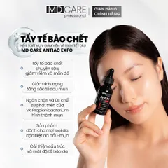 Tẩy Tế Bào Chết MD Care AntiAc Exfo 30ml - Chăm Sóc Da Mụn, Kiểm Soát Dầu, Giảm Viêm và Ngừa Mụn, Sản Phẩm Làm Sạch Sâu, Thông Thoáng Lỗ Chân Lông