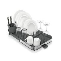 Khay Úp Bát Đĩa Joseph Joseph Duo Steel - Kệ Để Rửa Bát Mở Rộng Chống Trượt, Thiết Kế Thông Minh cho Nhà Bếp Hài Hoà