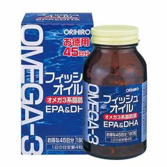 Dầu cá bổ mắt Omega 3 Orihiro Fish Oil chuẩn Auth