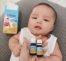 Vitamin D3 Drops cho trẻ sơ sinh hàng Mỹ bao Auth