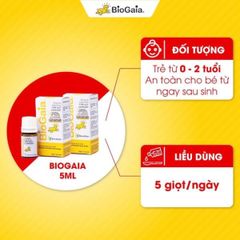 Men BioGaia Protectis baby drops lọ thủy tinh 5ml