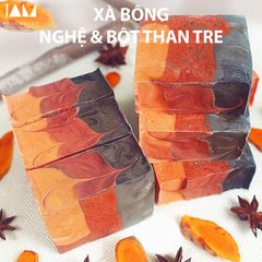 Xà bông sả chanh hữu cơ - Giảm hôi nách, mùi cơ thể, mụn lưng và mẩn ngứa - 135g chăm sóc da tự nhiên, kháng khuẩn hiệu quả
