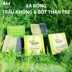 Xà Bông Trầu Không Than Tre Tự Nhiên - Giảm Hôi Nách, Mùi Cơ Thể, Mụn Lưng, Mẩn Ngứa, Tẩy Tế Bào Chết 135g