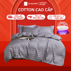Bộ chăn ga gối 5 món Hệ Thống Nệm cao cấp bộ vỏ chăn ga ra drap grap gối nệm đệm 5 món phủ giường chuẩn khách sạn 5 sao