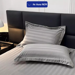 Bộ chăn ga gối 5 món Hệ Thống Nệm cao cấp bộ vỏ chăn ga ra drap grap gối nệm đệm 5 món phủ giường chuẩn khách sạn 5 sao