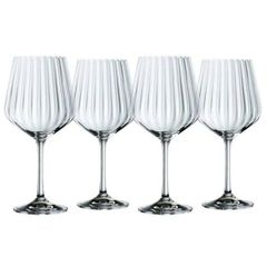 Bộ 4 Ly Pha Lê Nachtmann 102892 Có Rãnh Gin & Tonic - Sang Trọng, Đẹp, Quà Tặng Hoàn Hảo Cho Gia Đình và Bạn Bè