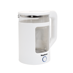 Ấm Siêu Tốc Thủy Tinh Nagakawa NAG0318 - Dung Tích 1.7L, Công Suất 1355W, Thiết Kế Hiện Đại, Bảo Hành 12 Tháng