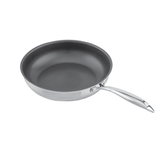 Chảo Chống Dính Inox Nagakawa NAG2202 22cm - Công Nghệ Whitford USA - Dùng Trên Mọi Loại Bếp, An Toàn Cho Sức Khỏe