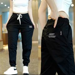 quần jogger nam nữ bo gấu chất liệu kaki