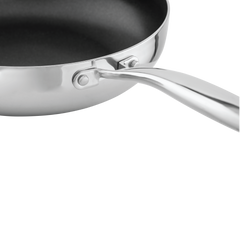 Chảo Inox Chống Dính Nagakawa Natsu NAG2203 - Đa Lớp, Dùng Cho Mọi Loại Bếp, An Toàn, Chất Liệu Cao Cấp