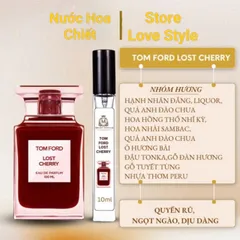Nước Hoa Tomford Lost Cherry EDP 10ml - Dầu Thơm Quyến Rũ Sang Trọng, Hương Cherry Ngọt Ngào - Tặng Quà Hoàn Hảo