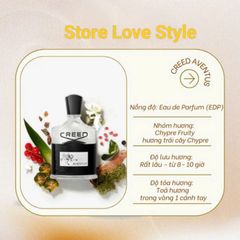 Nước hoa nam Creed Aventus ấm áp hiện đại nam tính [chai chiết 10ml]