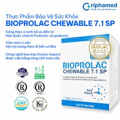 Bioprolac chewable 7.1 SP viên nhai sức khoẻ  bổ sung lợi khuẩn