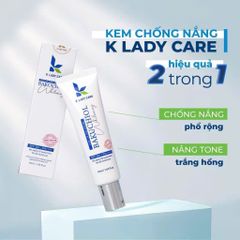 Kem Chống Nắng K Lady Care SPF 50+ PA++++ - Bảo Vệ Da Tối Ưu, Dưỡng Ẩm và Chống Oxy Hóa 50ml Hàn Quốc