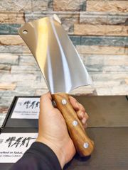 Dao Chặt Thịt Gà TAKAYUKI - Dao Chặt Chân Giò Nhật Bản Cao Cấp, Độ Dày 4mm, Chiều Dài 31cm - Đồ Gia Dụng Nhà Bếp Chất Lượng