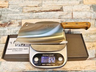 Dao Chặt Thịt Gà TAKAYUKI - Dao Chặt Chân Giò Nhật Bản Cao Cấp, Độ Dày 4mm, Chiều Dài 31cm - Đồ Gia Dụng Nhà Bếp Chất Lượng