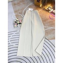Quần suông cạp liền khóa sườn 2 ly chất gold nhật