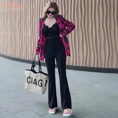 quần loe công sở chất tuyết mưa