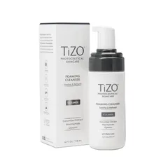 Bọt rửa mặt TiZO Photoceutical 118ML - Làm sạch dịu nhẹ, dưỡng ẩm, phù hợp cho mọi loại da với Niacinamide và chiết xuất dưa chuột.