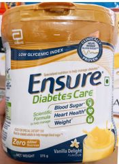 Sữa Bột Ensure Diabetes Care 375g - Dinh Dưỡng Chuyên Dụng Cho Người Tiểu Đường Hương Vani - Sản Phẩm Chất Lượng Từ Mỹ