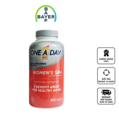 Vitamin Tổng Hợp One A Day Cho Phụ Nữ Trên 50 Tuổi, 300 Viên - Tăng Cường Đề Kháng, Hỗ Trợ Xương Khớp, Đẹp Da, Cung Cấp Năng Lượng