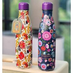 Bình Giữ Nhiệt Inox Magrace Paris 500ml - Đồ Uống Nóng Lạnh Họa Tiết Mùa Xuân Thời Trang, Chống Vỡ, Dễ Dàng Mang Theo