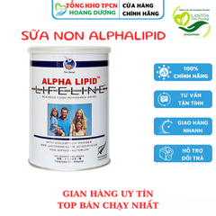 Sữa Non Alpha Lipid 450g - Hỗ Trợ Sức Khỏe, Bổ Sung Canxi, Tăng Cường Miễn Dịch, Dành Cho Người Tiểu Đường và Bệnh Nhân Mới Mổ