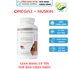 Dầu cá nhuyễn thể OMEGA3 NUSKIN CHÍNH HÃNG - Hỗ trợ sức khỏe tim mạch, thần kinh, não bộ, Mắt - Tăng cường trí nhớ, chống mỡ máu