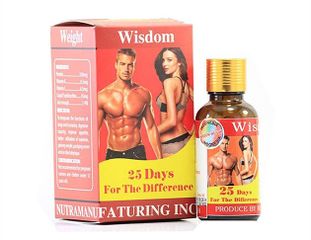 (Chính hãng) Viên Uống Wisdom Weight Tăng Cân Hiệu Quả - Sự tham khảo cao cấp Cho Người Gầy Ốm - Hộp 25 Viên Nutra Manufacturing Indonesia
