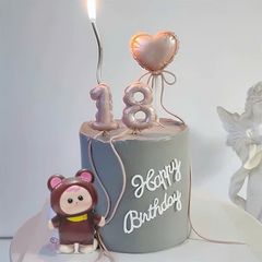 Gấu Bông Bóp Squishy Baby Three - Đồ Chơi Thư Giãn Có Đèn Nhấp Nháy, Kích Thước Nhỏ Gọn Cho Trẻ Trên 3 Tuổi
