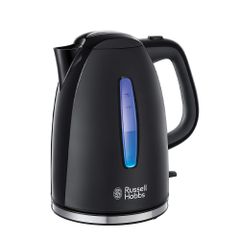 Ấm Siêu Tốc Russell Hobbs Textures+ 22591-70 - 1.7L, 2400W, Màu Đen, Thiết Kế Sang Trọng, Tiết Kiệm Năng Lượng, Đun Nước Nhanh Chóng