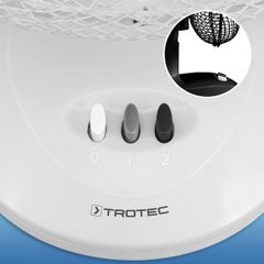 Quạt Bàn Trotec TVE 9 - Quạt Mini 25W, 3 Tốc Độ, Xoay 80 Độ, Thiết Kế Nhỏ Gọn, Hiệu Quả Làm Mát Cho Gia Đình