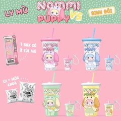 Ly Mù Đôi Nommi Vs Puppy 710ml – Blind Cup Đổi Màu – Quà Tặng Dễ Thương