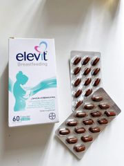 Viên uống bổ sắt Elevit Breastfeeding cho phụ nữ sau sinh hàng chuẩn Úc hộp 60v