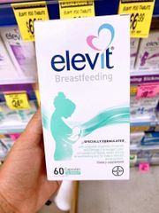 Viên uống bổ sắt Elevit Breastfeeding cho phụ nữ sau sinh hàng chuẩn Úc hộp 60v