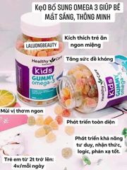 Kẹo dẻo Gummy Omega 3 Úc Healthy Care - 250 viên 203668