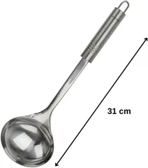 Muôi canh thép không gỉ Fackelmann 32cm - Dụng cụ nhà bếp tiện dụng & tiết kiệm không gian - Chất lượng cao, dễ dàng rửa chén