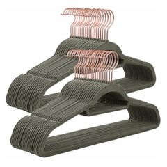Móc Treo Quần Áo Songmics Velvet Hanger 50 Cái Màu Xám - Bền chắc, Chống trượt, Tiết kiệm Không gian, Tải trọng 5kg