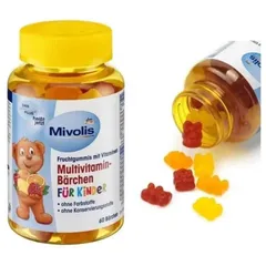 Kẹo Gấu Mivolis Multivitamin Barchen 60 viên của Đức
