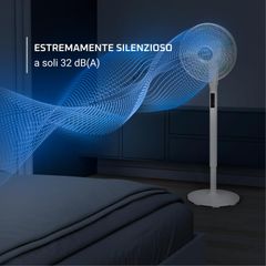 Quạt đứng Rowenta Vu5890 - Quạt làm mát siêu mạnh mẽ, yên tĩnh, điều khiển từ xa - Thiết kế hiện đại - Tiết kiệm năng lượng 65%