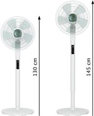 Quạt đứng Rowenta Vu5890 - Quạt làm mát siêu mạnh mẽ, yên tĩnh, điều khiển từ xa - Thiết kế hiện đại - Tiết kiệm năng lượng 65%