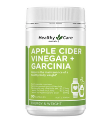Viên Uống Giấm Táo Healthy Care Apple Cider Vinegar + Garcinia 90 Viên - Hỗ Trợ Giảm Cân, Cải Thiện Tiêu Hóa và Đường Huyết
