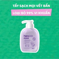 Nước Giặt Đồ Lót Heralab Hương Hoa Cỏ - Khử Mùi, Kháng Nấm, Tẩy Sạch Vết Bẩn - Dung Tích 300ml, Bảo Vệ Sức Khỏe Phụ Nữ
