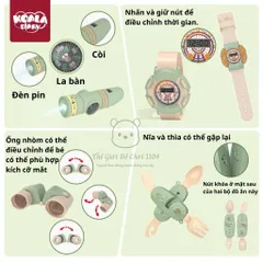 Lều Đồ Chơi Cắm Trại Koala Cho Bé – Bộ 47 Chi Tiết Hoàn Hảo Cho Trải Nghiệm Thực Tế - Đồ Chơi Camping