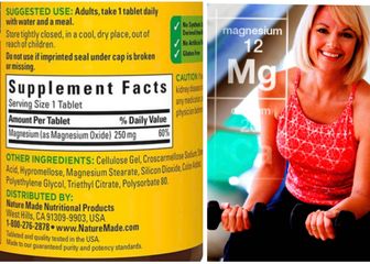 Viên uống bổ sung Magie Nature Made Magnesium 250mg - 100 Viên, Hỗ Trợ Cơ Bắp, Tim Mạch, Sức Khỏe Xương, Hàng Nhập Mỹ