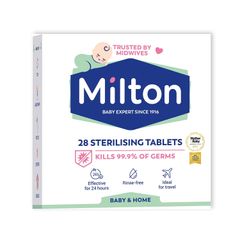 Viên Khử Trùng Milton 28 Viên - Giải Pháp Diệt Khuẩn Hiệu Quả Cho Bình Sữa và Đồ Chơi Trẻ Em, Bảo Vệ Sức Khỏe Bé Yêu