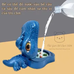 Đồ Chơi Câu Cá Cá Sấu Nam Châm Có Nhạc - Giúp Bé Phát Triển Kỹ Năng Tay-Mắt