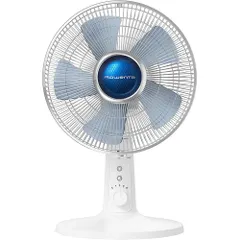 Quạt Bàn Rowenta VU2730 Turbo Silence - Quạt Mát Êm Ái 4 Tốc Độ, Hiệu Suất Cao, Thiết Kế An Toàn, Nhập Khẩu Đức
