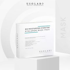 Mặt nạ Cấp Ẩm Usolab - 10 Miếng Dưỡng Ẩm Cho Làn Da Khô Ráp, Giúp Da Mềm Mịn và Sáng Hồng, Chứa Hyaluronic Acid